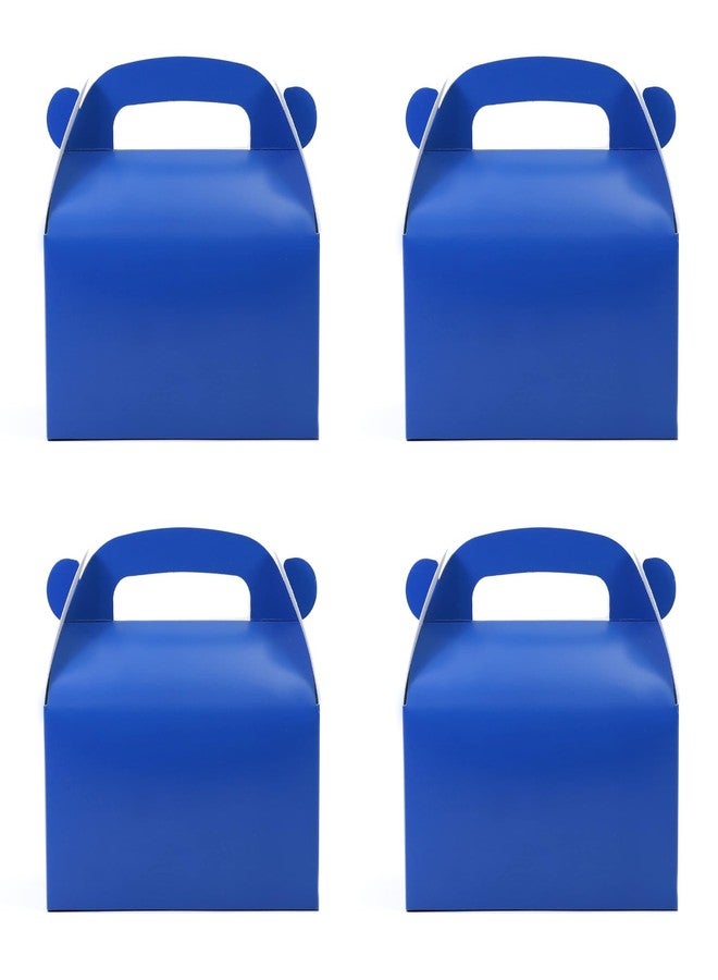 Oletx 30-Pack Dark Blue Party Favor Treat Boxes Pack, Goodie Boxes, Paper Gable Gift Boxes with Handles. Perfect for Prince Party and Baby Shower Decoration Supplies - Image 1